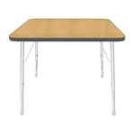 Mahar Creative Colors Square Activity Table Preschool Height Adjustable Legs 36