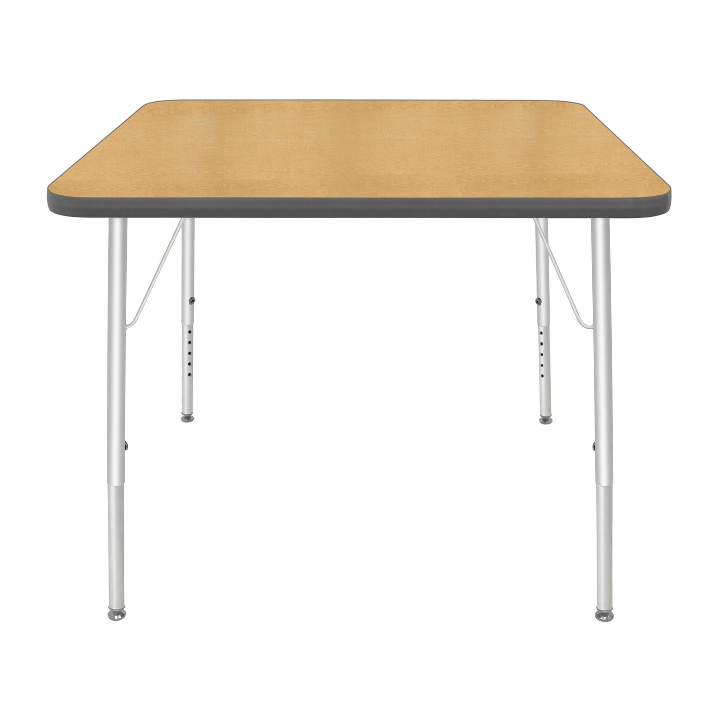 Mahar Creative Colors Square Activity Table Preschool Height Adjustable Legs 36"W x 36"D x 17" - 25"H (MHR-36SQLO)