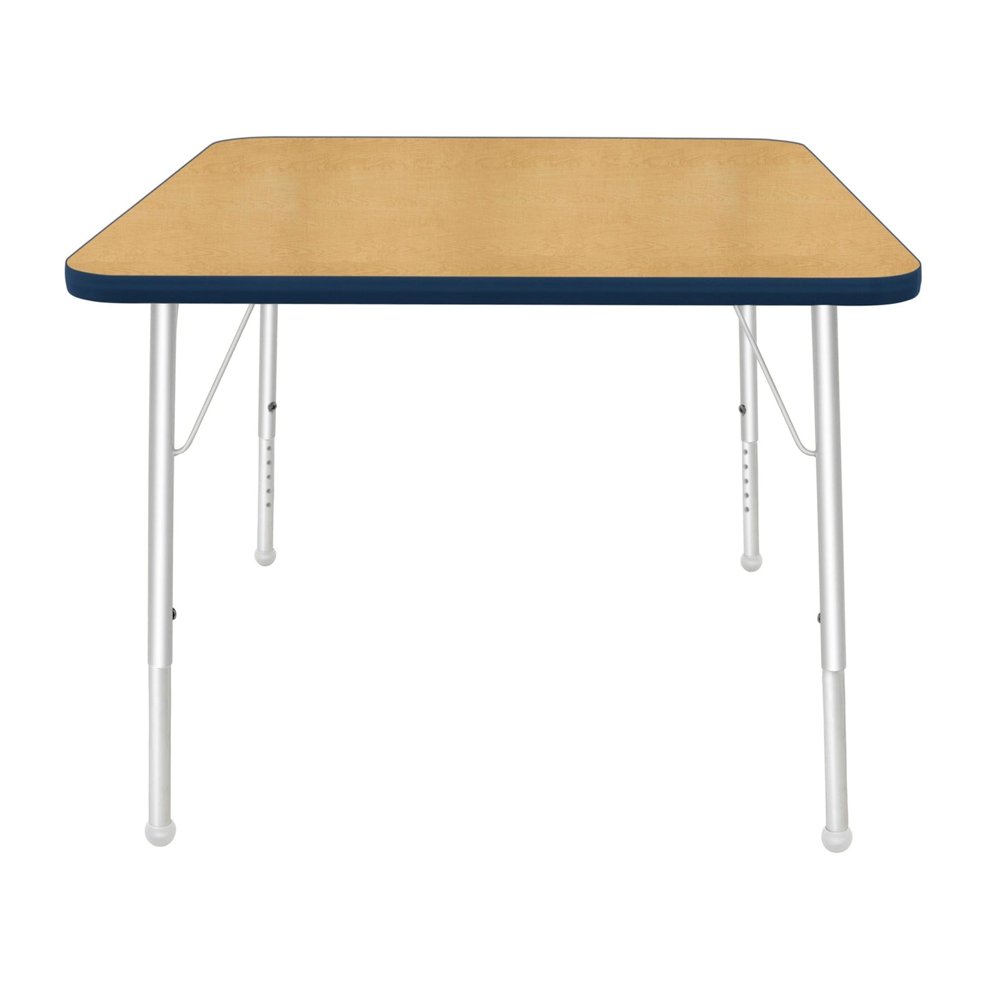 Mahar Creative Colors Square Activity Table Preschool Height Adjustable Legs 36"W x 36"D x 17" - 25"H (MHR-36SQLO)
