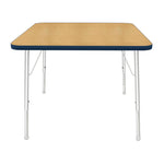 Mahar Creative Colors Square Activity Table Preschool Height Adjustable Legs 36