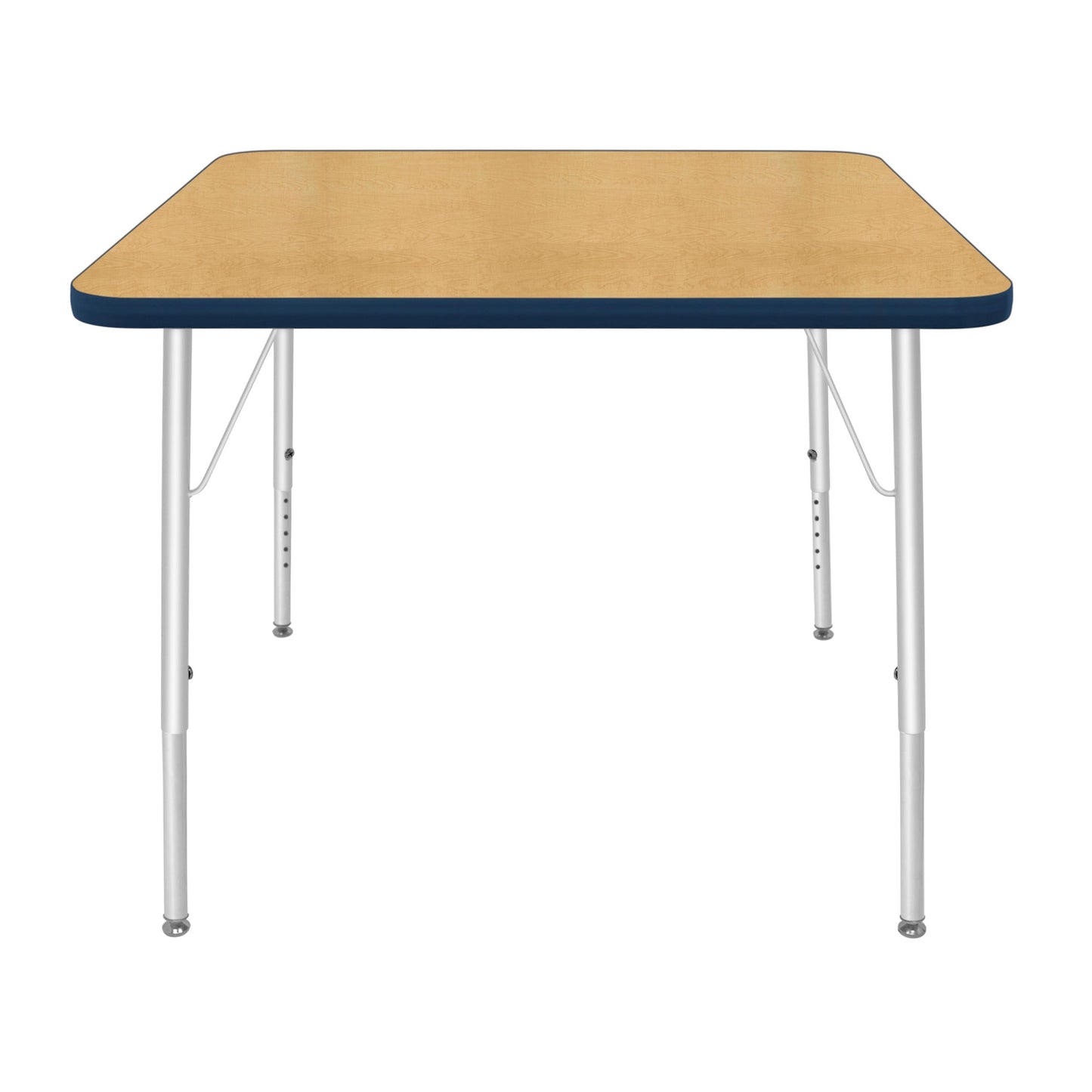 Mahar Creative Colors Square Activity Table Preschool Height Adjustable Legs 36"W x 36"D x 17" - 25"H (MHR-36SQLO)