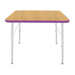 Mahar Creative Colors Square Activity Table Preschool Height Adjustable Legs 36
