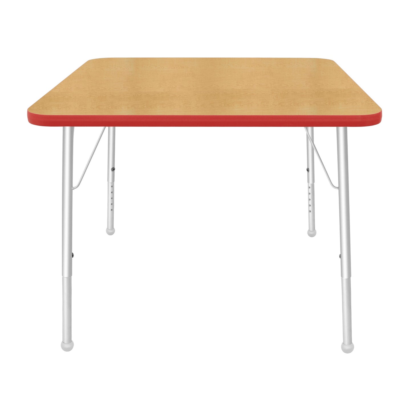 Mahar Creative Colors Square Activity Table Preschool Height Adjustable Legs 36"W x 36"D x 17" - 25"H (MHR-36SQLO)