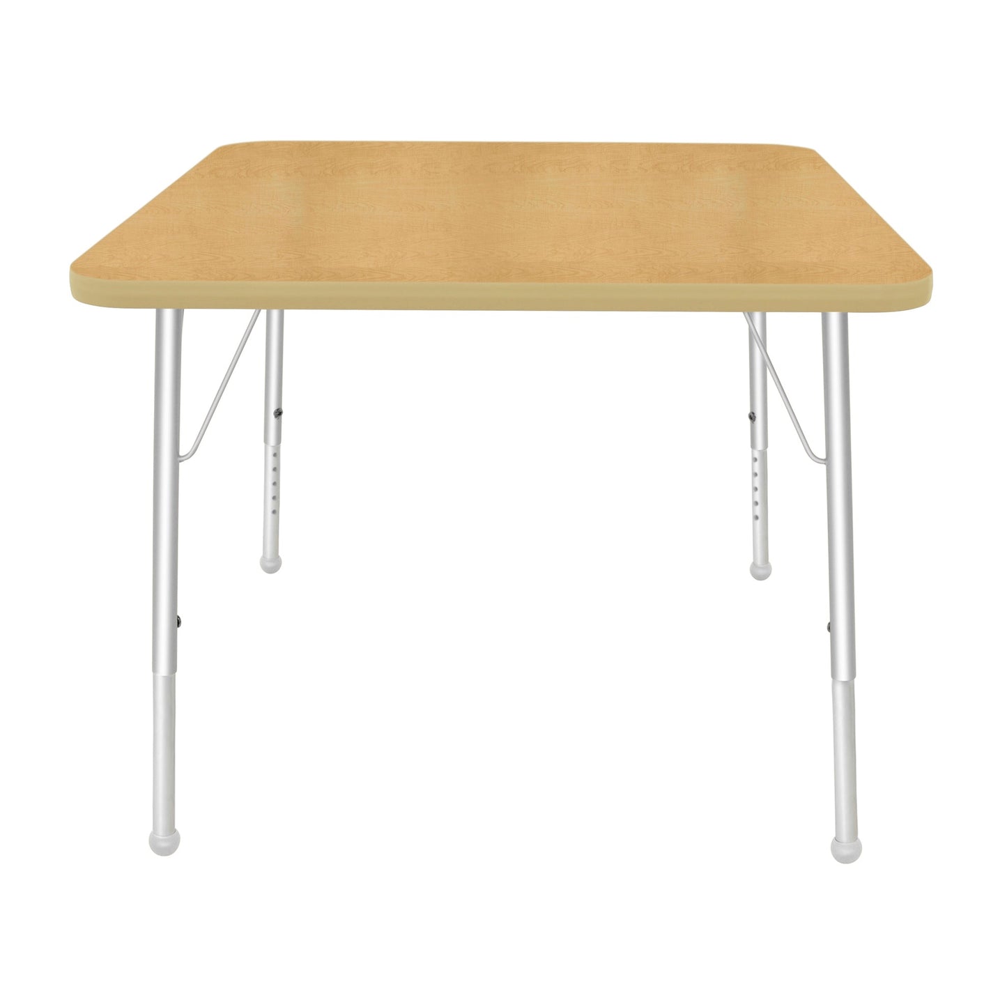 Mahar Creative Colors Square Activity Table Preschool Height Adjustable Legs 36"W x 36"D x 17" - 25"H (MHR-36SQLO)