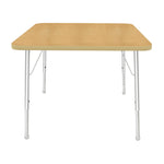 Mahar Creative Colors Square Activity Table Preschool Height Adjustable Legs 36