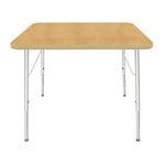 Mahar Creative Colors Square Activity Table Preschool Height Adjustable Legs 36