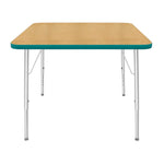 Mahar Creative Colors Square Activity Table Preschool Height Adjustable Legs 36