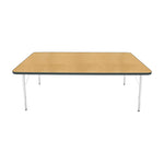 Mahar Creative Colors Large Rectangle Activity Table Preschool Height Adjustable Legs 72