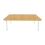 Mahar Creative Colors Large Rectangle Activity Table Preschool Height Adjustable Legs 72