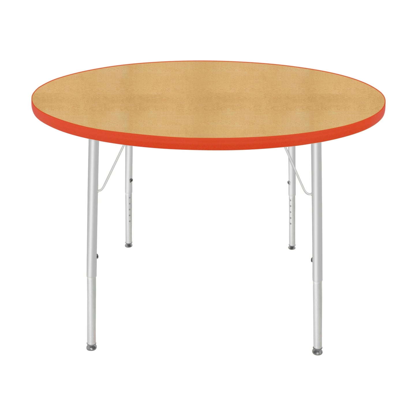 Mahar Creative Colors Round Activity Table Preschool Height Adjustable Legs 42"Dia x 17" - 25"H (MHR-42RNLO)