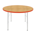 Mahar Creative Colors Round Activity Table Preschool Height Adjustable Legs 42