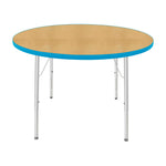 Mahar Creative Colors Round Activity Table Preschool Height Adjustable Legs 42