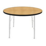 Mahar Creative Colors Round Activity Table Preschool Height Adjustable Legs 42