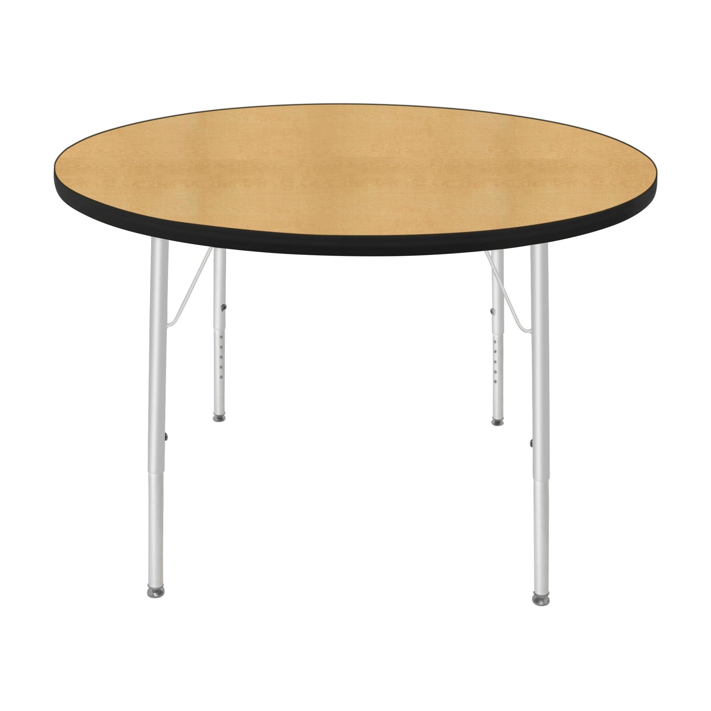 Mahar Creative Colors Round Activity Table Preschool Height Adjustable Legs 42"Dia x 17" - 25"H (MHR-42RNLO)