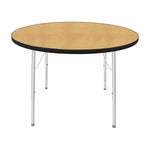 Mahar Creative Colors Round Activity Table Preschool Height Adjustable Legs 42