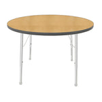 Mahar Creative Colors Round Activity Table Preschool Height Adjustable Legs 42