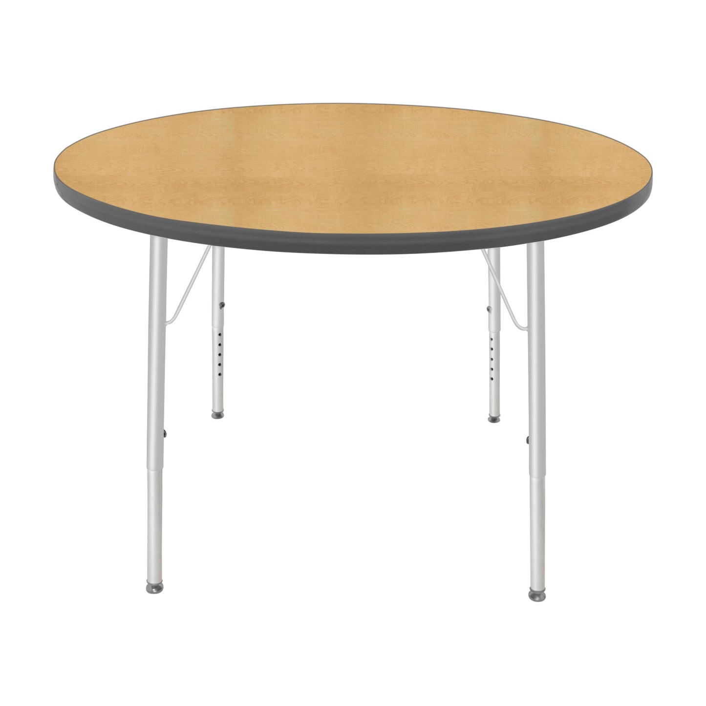 Mahar Creative Colors Round Activity Table Preschool Height Adjustable Legs 42"Dia x 17" - 25"H (MHR-42RNLO)