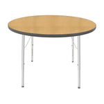 Mahar Creative Colors Round Activity Table Preschool Height Adjustable Legs 42
