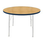 Mahar Creative Colors Round Activity Table Preschool Height Adjustable Legs 42