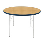 Mahar Creative Colors Round Activity Table Preschool Height Adjustable Legs 42
