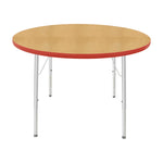Mahar Creative Colors Round Activity Table Preschool Height Adjustable Legs 42