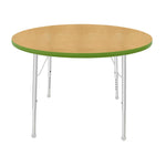 Mahar Creative Colors Round Activity Table Preschool Height Adjustable Legs 42