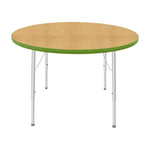 Mahar Creative Colors Round Activity Table Preschool Height Adjustable Legs 42