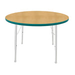 Mahar Creative Colors Round Activity Table Preschool Height Adjustable Legs 42