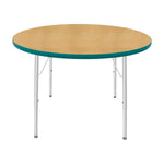 Mahar Creative Colors Round Activity Table Preschool Height Adjustable Legs 42