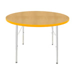 Mahar Creative Colors Round Activity Table Preschool Height Adjustable Legs 42