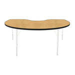 Mahar Creative Colors Kidney Activity Table Preschool Height Adjustable Legs 72