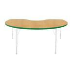 Mahar Creative Colors Kidney Activity Table Preschool Height Adjustable Legs 72