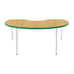 Mahar Creative Colors Kidney Activity Table Preschool Height Adjustable Legs 72