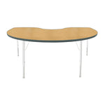 Mahar Creative Colors Kidney Activity Table Preschool Height Adjustable Legs 72