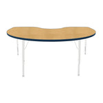 Mahar Creative Colors Kidney Activity Table Preschool Height Adjustable Legs 72
