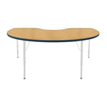 Mahar Creative Colors Kidney Activity Table Preschool Height Adjustable Legs 72