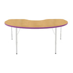 Mahar Creative Colors Kidney Activity Table Preschool Height Adjustable Legs 72
