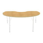Mahar Creative Colors Kidney Activity Table Preschool Height Adjustable Legs 72