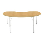 Mahar Creative Colors Kidney Activity Table Preschool Height Adjustable Legs 72