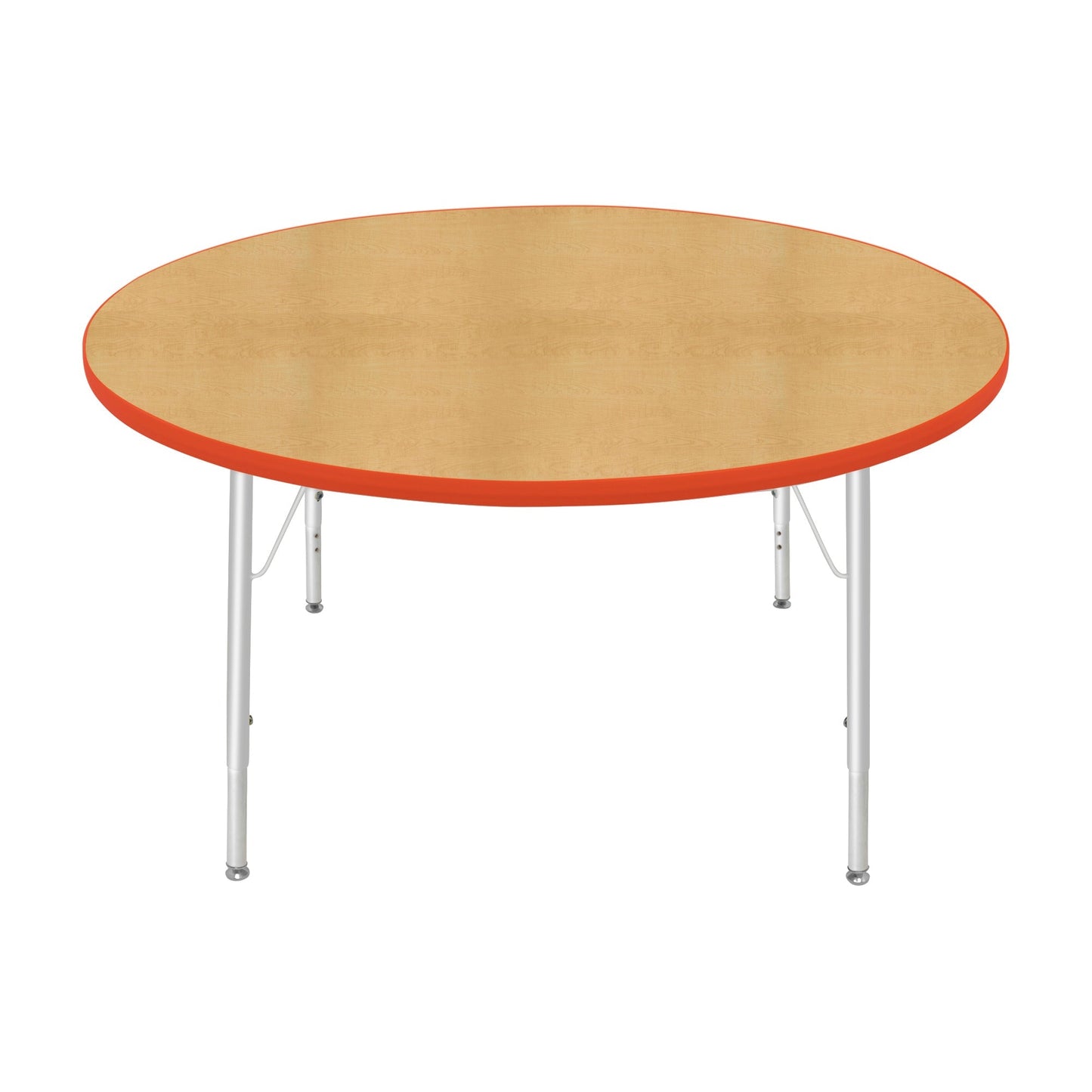 Mahar Creative Colors Round Activity Table Preschool Height Adjustable Legs 48"Dia x 17" - 25"H (MHR-48RNLO)