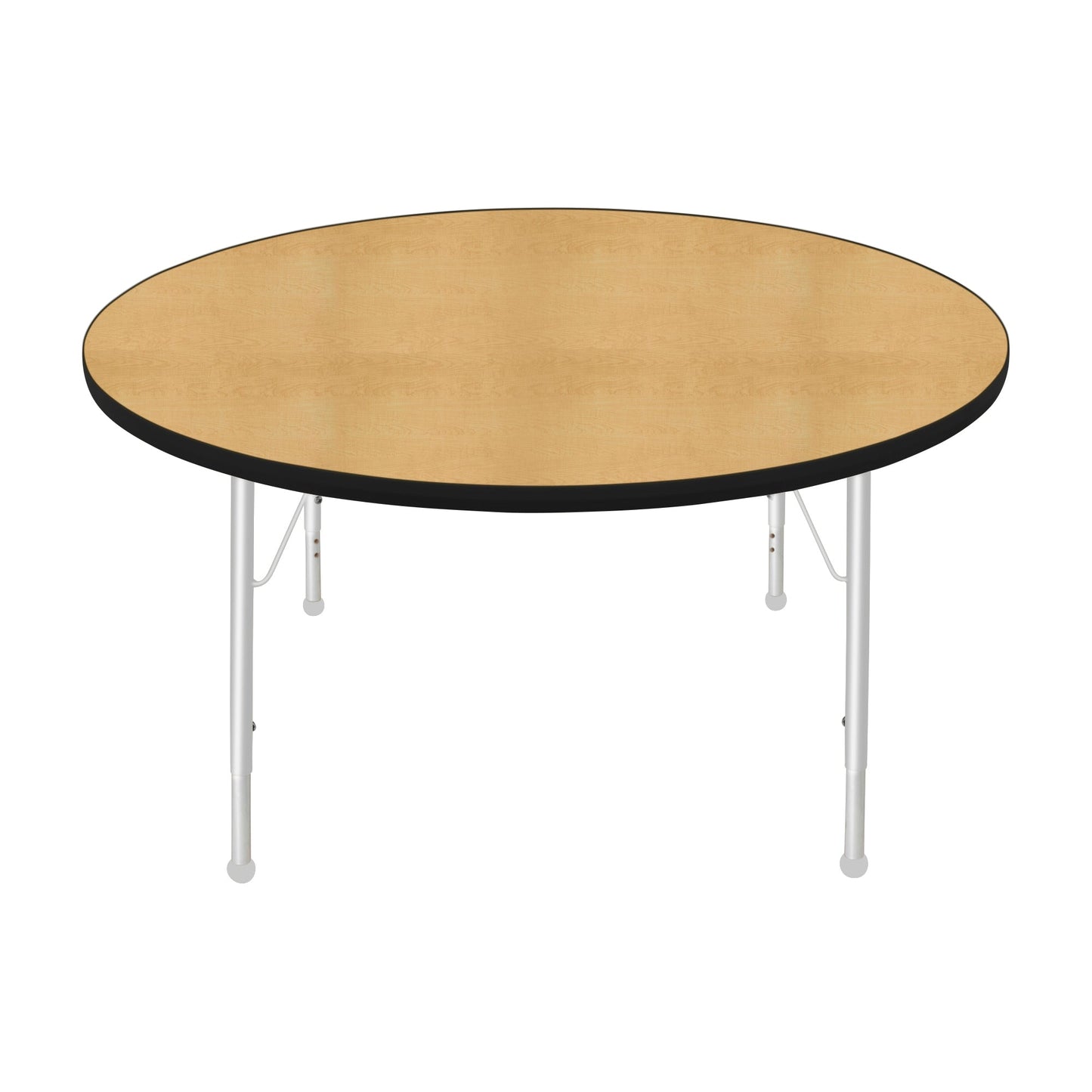 Mahar Creative Colors Round Activity Table Preschool Height Adjustable Legs 48"Dia x 17" - 25"H (MHR-48RNLO)