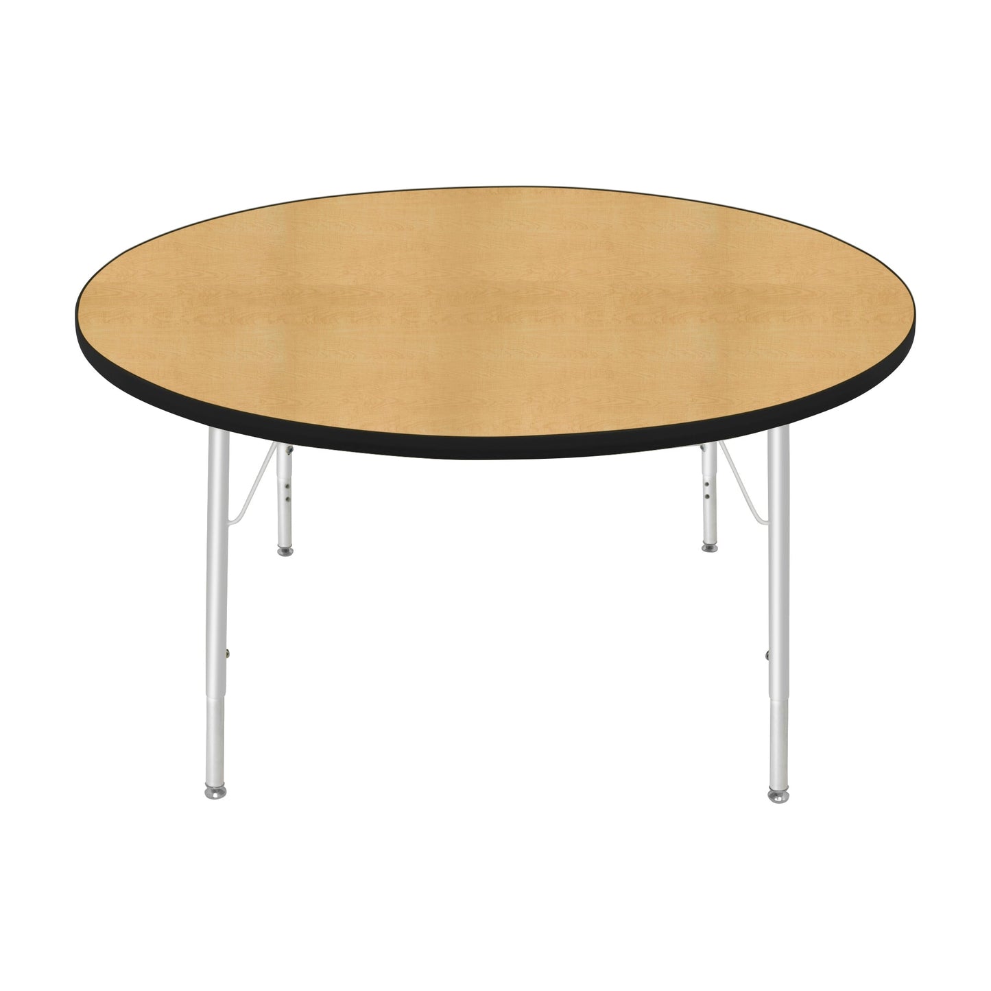 Mahar Creative Colors Round Activity Table Preschool Height Adjustable Legs 48"Dia x 17" - 25"H (MHR-48RNLO)