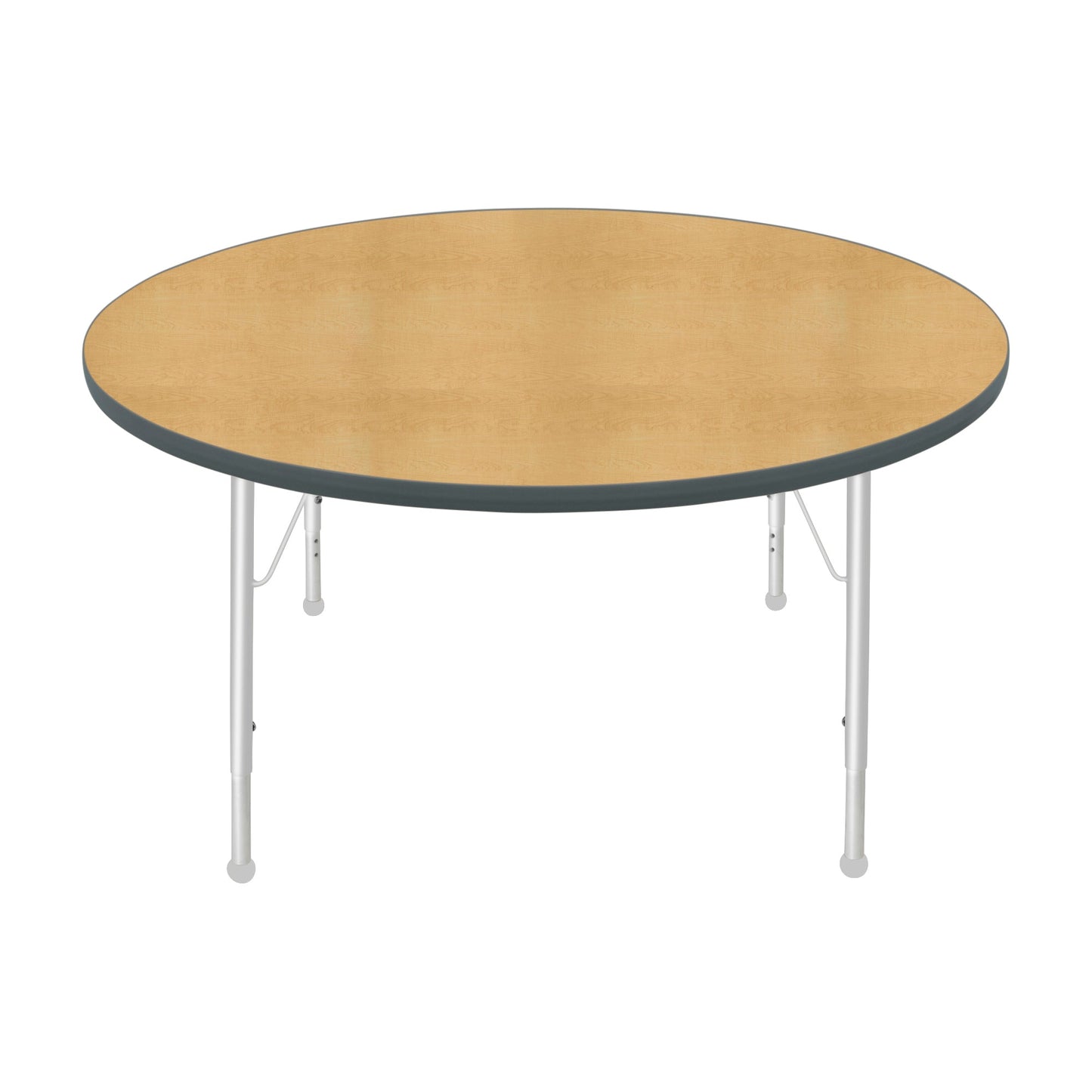 Mahar Creative Colors Round Activity Table Preschool Height Adjustable Legs 48"Dia x 17" - 25"H (MHR-48RNLO)