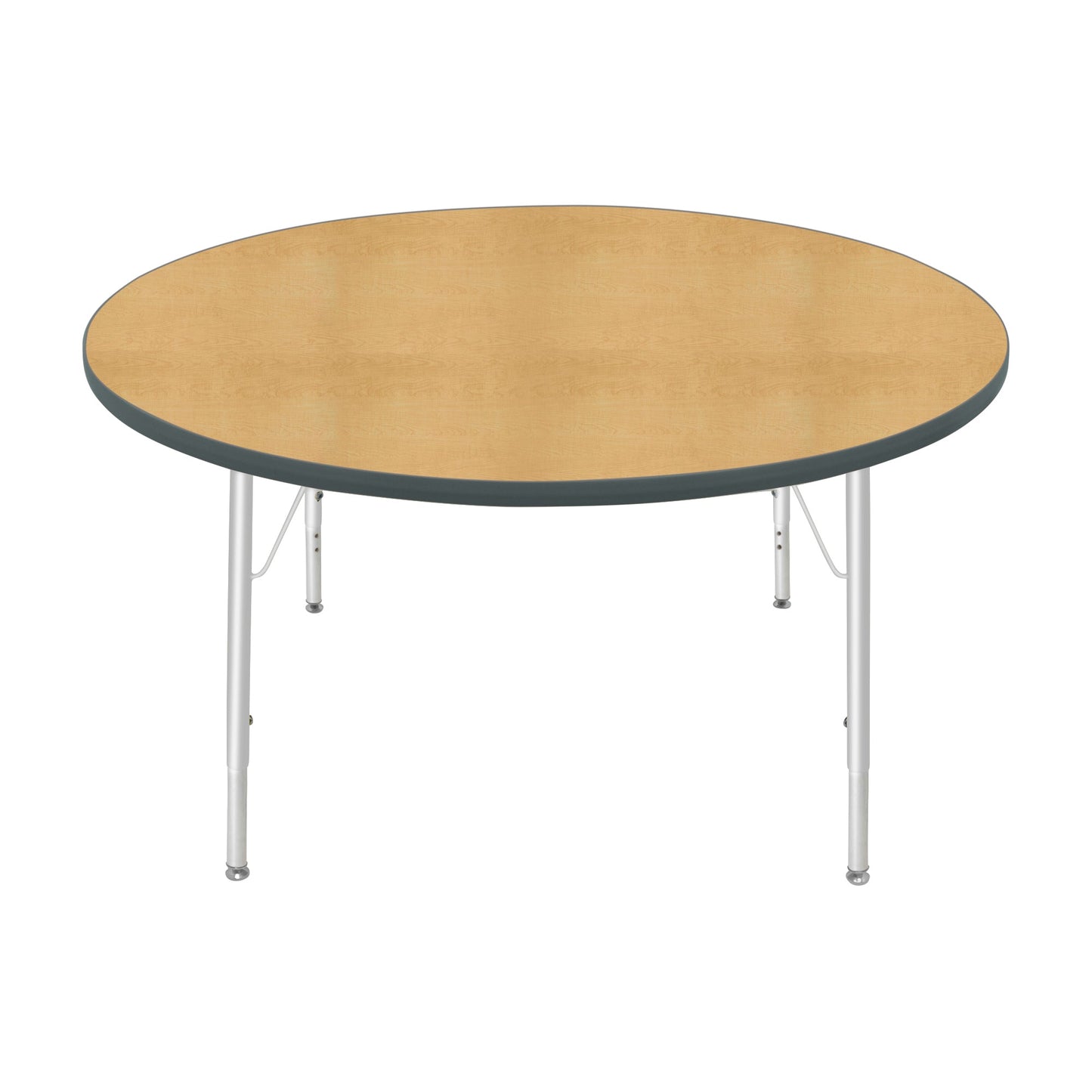 Mahar Creative Colors Round Activity Table Preschool Height Adjustable Legs 48"Dia x 17" - 25"H (MHR-48RNLO)