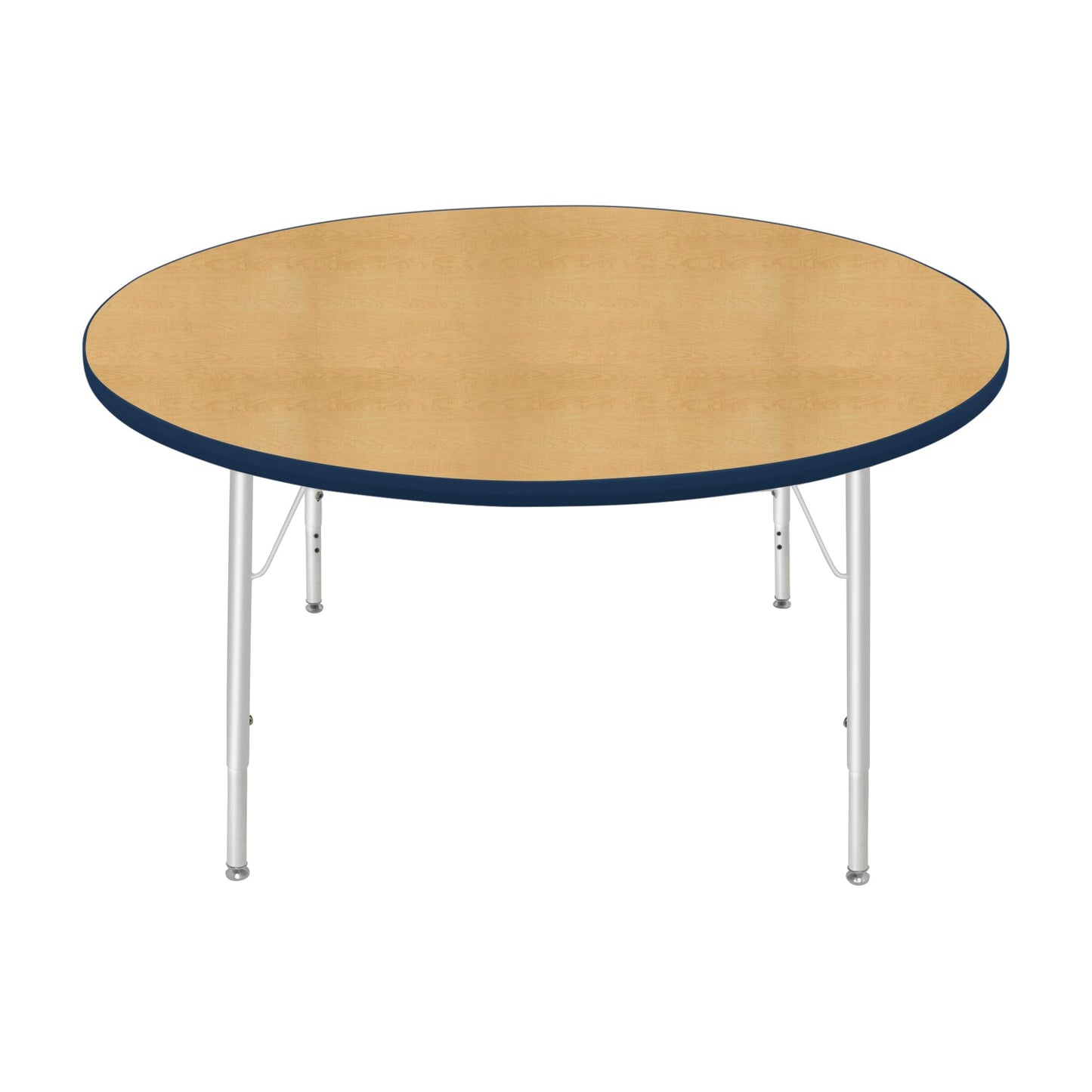 Mahar Creative Colors Round Activity Table Preschool Height Adjustable Legs 48"Dia x 17" - 25"H (MHR-48RNLO)