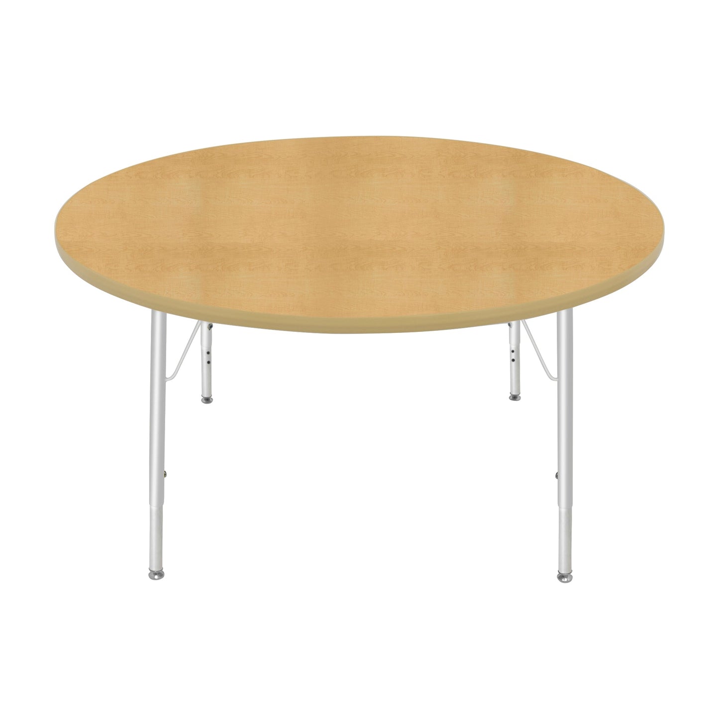 Mahar Creative Colors Round Activity Table Preschool Height Adjustable Legs 48"Dia x 17" - 25"H (MHR-48RNLO)