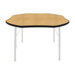 Mahar Creative Colors Shamrock Activity Table Preschool Height Adjustable Legs 48