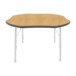 Mahar Creative Colors Shamrock Activity Table Preschool Height Adjustable Legs 48