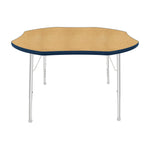 Mahar Creative Colors Shamrock Activity Table Preschool Height Adjustable Legs 48