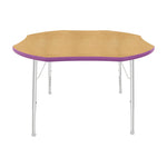 Mahar Creative Colors Shamrock Activity Table Preschool Height Adjustable Legs 48